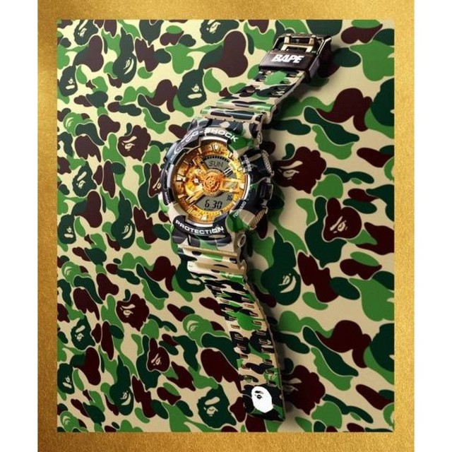 A BATHING APE(アベイシングエイプ)の送込 BAPE G-SHOCK GA-110 メンズの時計(腕時計(アナログ))の商品写真