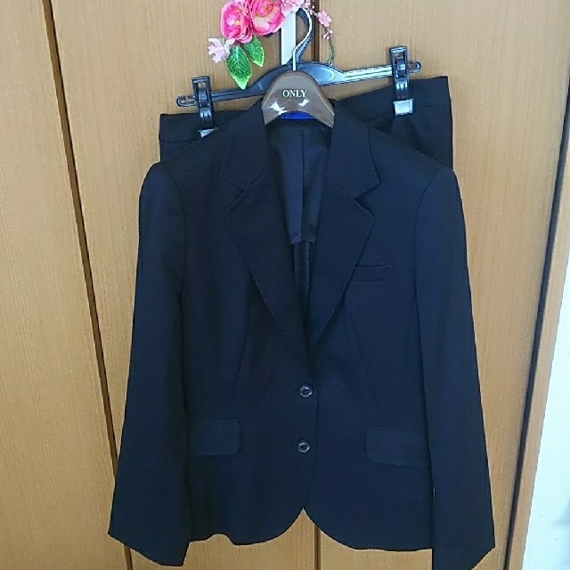 AOKI(アオキ)の美品  n-line 青山 リクルートスーツ スカートスーツ 佐々木希 レディースのフォーマル/ドレス(スーツ)の商品写真