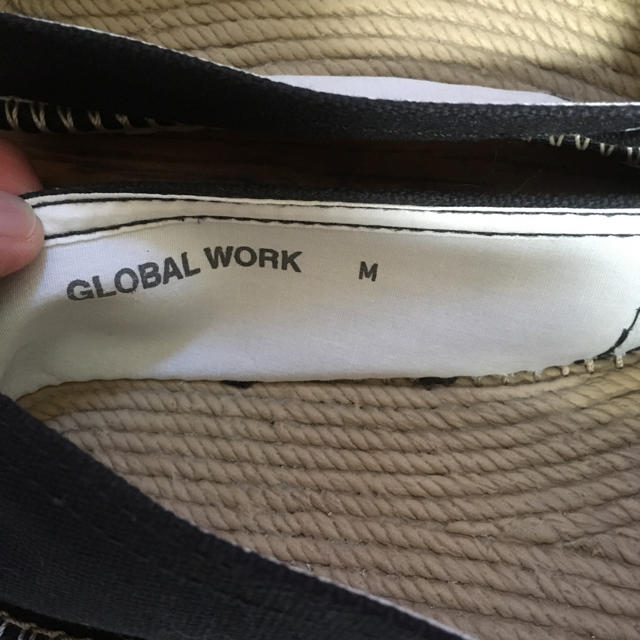 GLOBAL WORK(グローバルワーク)のエスパドリーユ M size レディースの靴/シューズ(スリッポン/モカシン)の商品写真