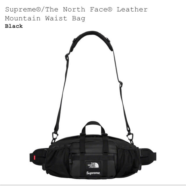 Supreme/TNF Leather Mountain Waist Bag