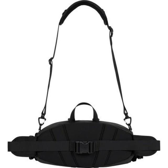 Leather Mountain Waist Bag Black