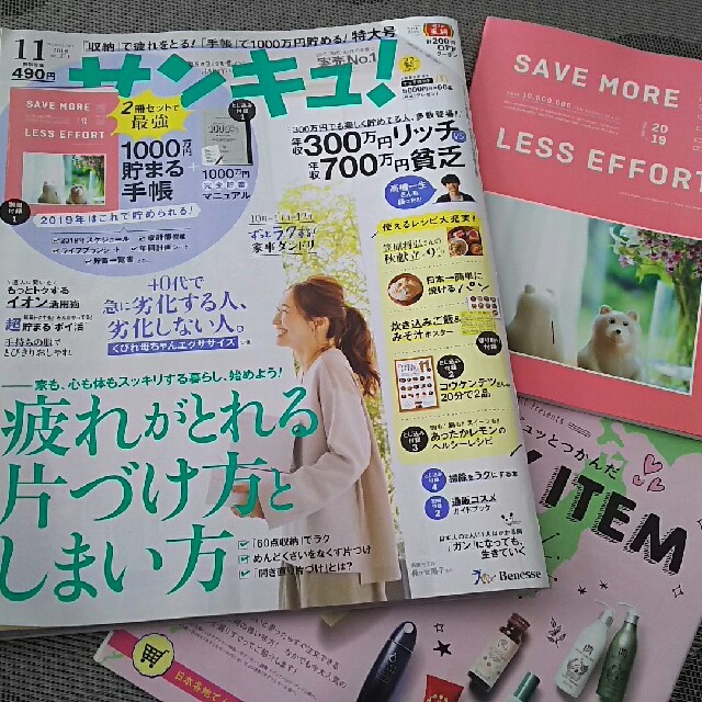 雑誌 サンキュ！11月号 エンタメ/ホビーの本(住まい/暮らし/子育て)の商品写真