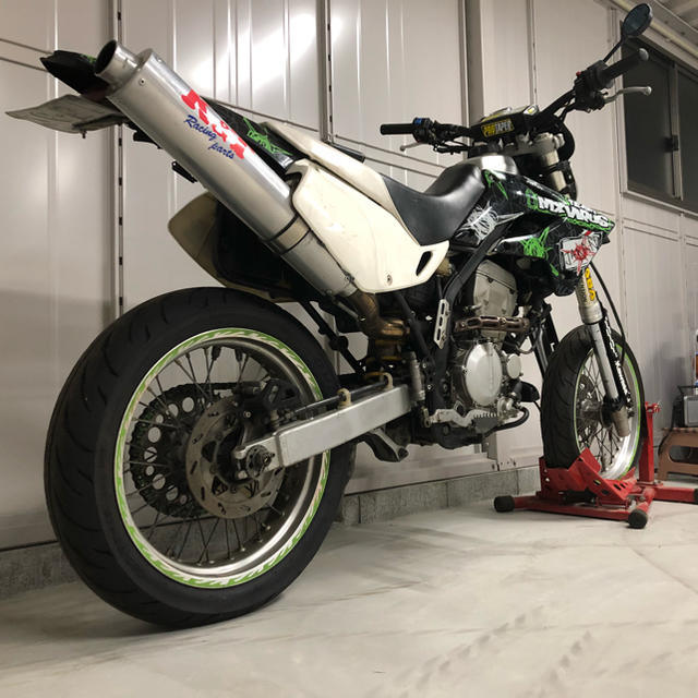 カワサキ(カワサキ)のあきちゃ様専用KLX250    Dトラッカー 自動車/バイクのバイク(車体)の商品写真