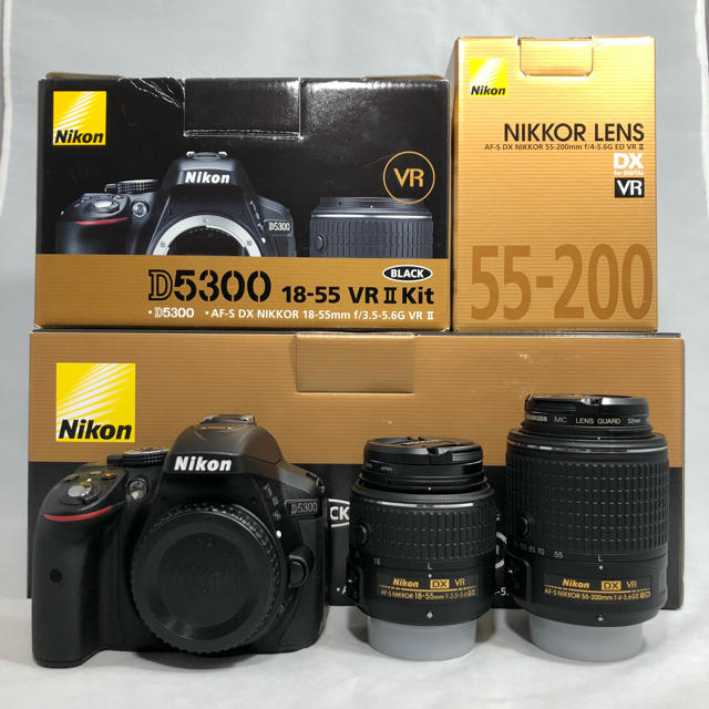 Nikon ニコン D5300 ダブルズームキット2 シャッター回数 527回-