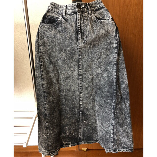 値下 k3&co. SNOW WASH SKIRT 新品 ロングスカート デニム