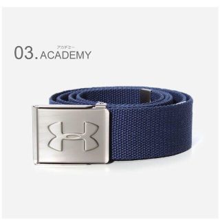 アンダーアーマー(UNDER ARMOUR)のUNDER ARMOUR   ウェビング ベルト 　アカデミー(その他)