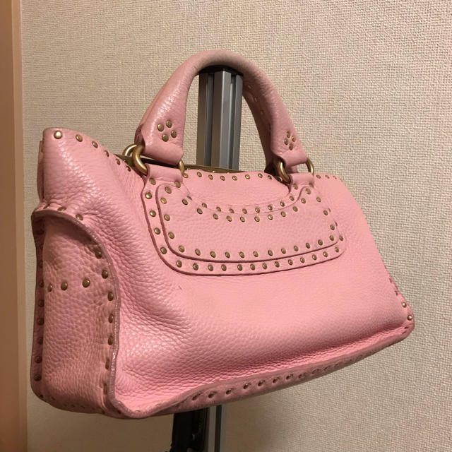 値下げ！CELINE(セリーヌ)ブギーバック 皮 レザー ピンク