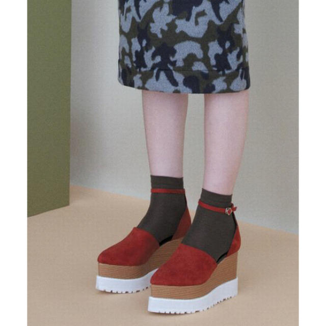 MURUA(ムルーア)のMURUA♡新品未使用‼︎ ウェッジスエードパンプス レディースの靴/シューズ(ハイヒール/パンプス)の商品写真