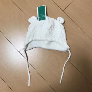 エイチアンドエム(H&M)のH&M baby クマちゃん帽子(帽子)