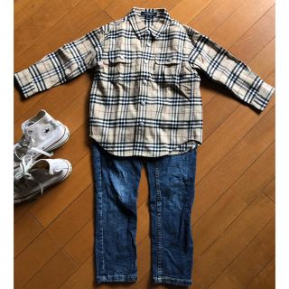 バーバリー(BURBERRY)の【ネルシャツ】男の子 100(ブラウス)