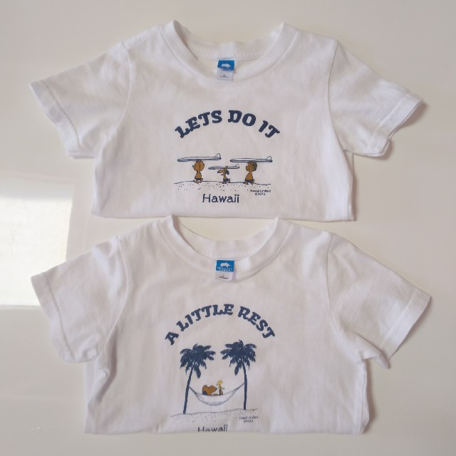 ハワイ日焼けスヌーピーTシャツ2枚！ キッズ/ベビー/マタニティのキッズ服男の子用(90cm~)(Tシャツ/カットソー)の商品写真