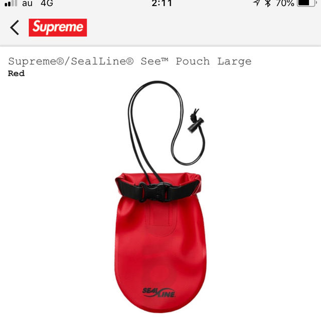 Supreme(シュプリーム)のSupreme SealLine See Pouch Large メンズのファッション小物(その他)の商品写真