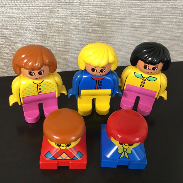 Lego(レゴ)のレゴ  デュプロ  レトロ  フィグ  女性  2体 キッズ/ベビー/マタニティのおもちゃ(積み木/ブロック)の商品写真