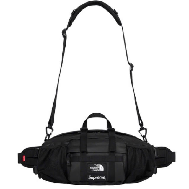 Supreme North Face Leather Waist Bag | feber.com