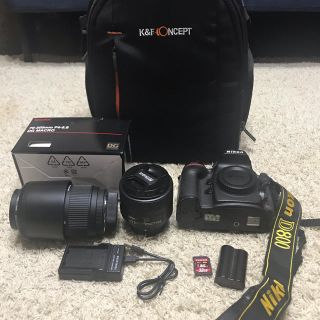 ニコン(Nikon)のNikon D800レンズ2本カメラバックセット(デジタル一眼)
