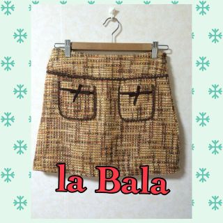 ラバーラ(la Bala)のタグ付き♡ラバーラ ツイードスカート☆(ミニスカート)