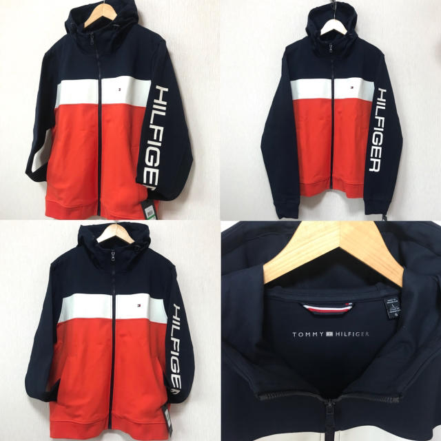 日本未発 新品 トミー ヒルフィガー トラックトップ フーディ L ~ XL