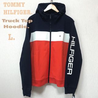 トミーヒルフィガー(TOMMY HILFIGER)の日本未発 新品 トミー ヒルフィガー トラックトップ フーディ L ~ XL(パーカー)