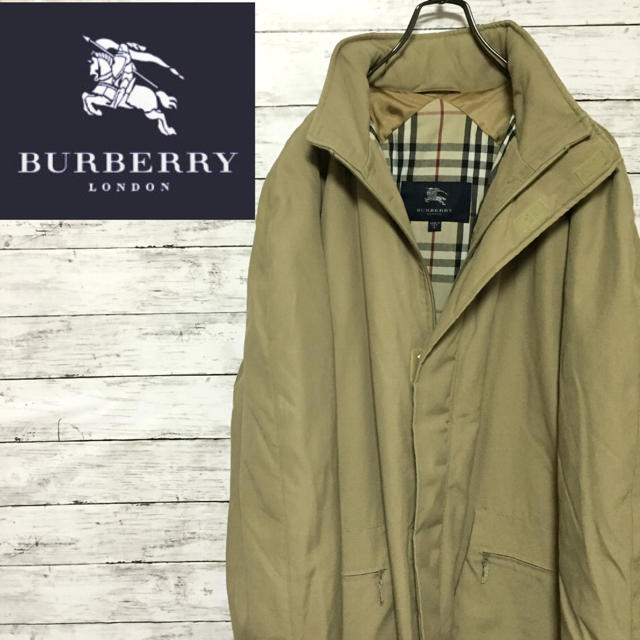 美品 バーバリー BURBERRY LONDON 中綿スタンドカラーコート - www