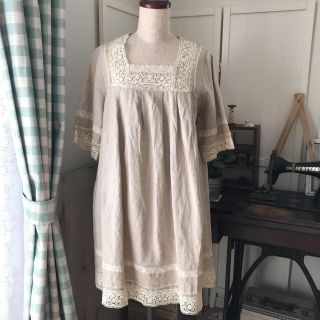 エスティークローゼット(s.t.closet)の新品 S.T.CLOSET リネンワンピース(ひざ丈ワンピース)