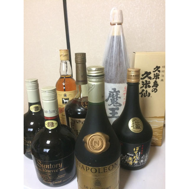 焼酎、ウイスキー、泡盛、ブランデー お酒大量セット 食品/飲料/酒の酒(焼酎)の商品写真