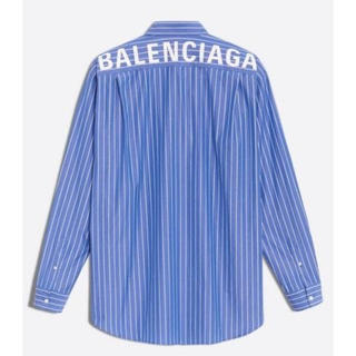 Balenciaga - BALENCIAGA 2018aw ストライプシャツの通販｜ラクマ