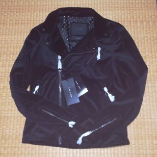 ザラ(ZARA)のZARA MAN☆新品未使用☆ベルベットライダースジャケット(ライダースジャケット)