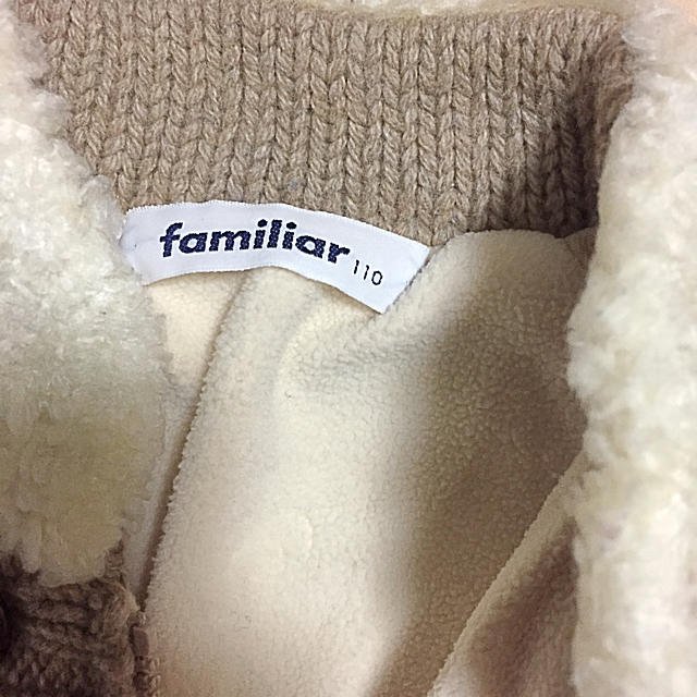 familiar(ファミリア)の【超美品】familiar ファミリア ジャケット  コート 男女兼用 110 キッズ/ベビー/マタニティのキッズ服男の子用(90cm~)(ジャケット/上着)の商品写真