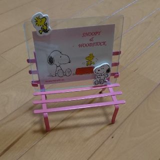 スヌーピー(SNOOPY)の☆専用☆スヌーピーベンチフォトスタンド(フォトフレーム)