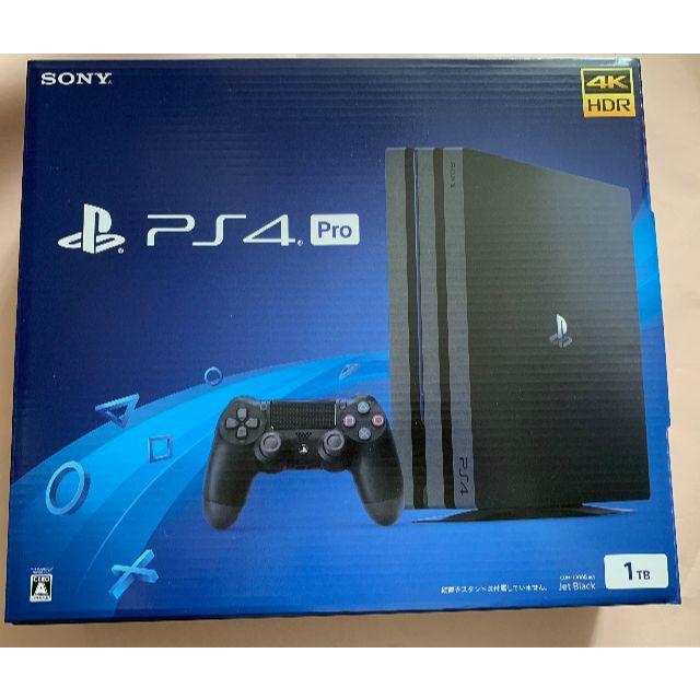 未開封 PlayStation 4 Pro ジェット・ブラック 1TB家庭用ゲーム機本体