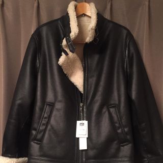 バレンシアガ(Balenciaga)のLui's ルイス フェイクムートン ビッグブルゾン ライダース(ライダースジャケット)