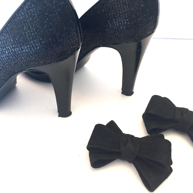 VIVA ANGELINA(ビバアンジェリーナ)のVIVA ANGELINA♡黒パンプス♡送料込み♡ レディースの靴/シューズ(ハイヒール/パンプス)の商品写真