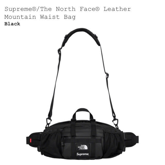 Supreme(シュプリーム)のSupreme The North Face Leather Waist Bag メンズのバッグ(ウエストポーチ)の商品写真