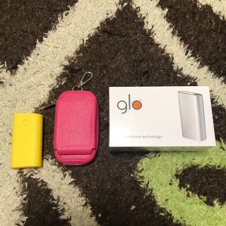 グロー(glo)の新品 glo ケース シリコンカバーセット(タバコグッズ)