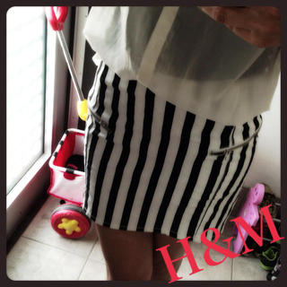 エイチアンドエム(H&M)の【H&M】ストライプスカート♡(ミニスカート)