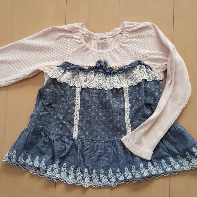 Souris(スーリー)のｽｰﾘｰ130 キッズ/ベビー/マタニティのキッズ服女の子用(90cm~)(Tシャツ/カットソー)の商品写真