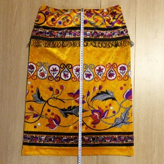 ビバユー(VIVAYOU)のVIVAYOU スカート ベロア 日本製(ひざ丈スカート)
