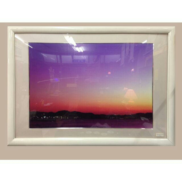 セール！・紫に染まる鏡ケ浦    館山市 村山ヒデカズ  大型 芸術写真