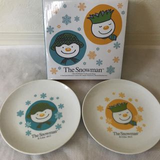 スノーマン⛄️ペアプレート(食器)