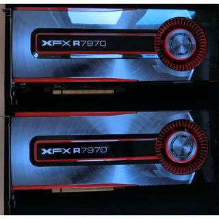 XFX Radeon HD 7970 Core Edition 2個セット(PCパーツ)