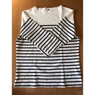 ムジルシリョウヒン(MUJI (無印良品))の無印良品 メンズ 七分丈 ボーダーカットソー(Tシャツ/カットソー(七分/長袖))