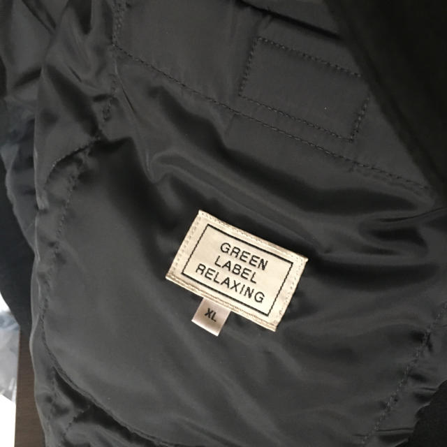 UNITED ARROWS green label relaxing(ユナイテッドアローズグリーンレーベルリラクシング)のgreen rabel relaxing ショートモッズコート XL ブラック メンズのジャケット/アウター(モッズコート)の商品写真