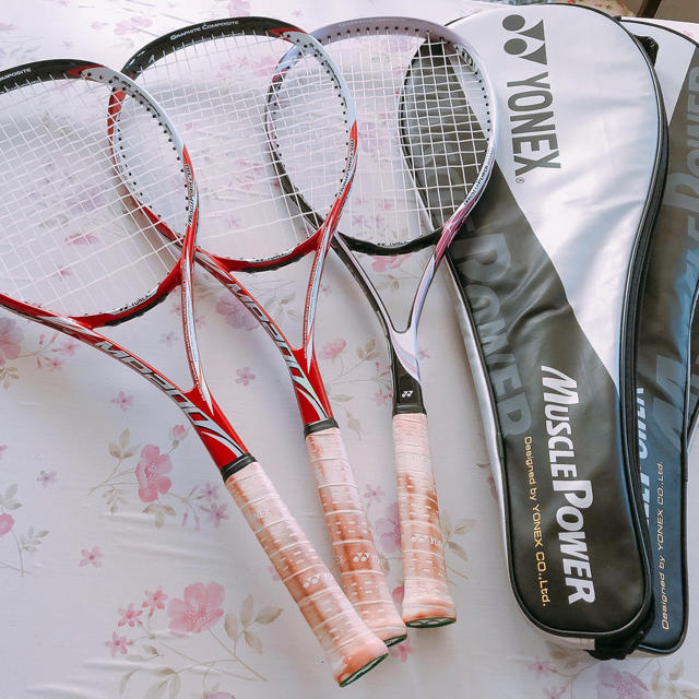 YONEX 軟式テニスラケット ケース付き