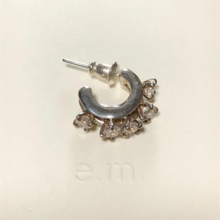 イーエム(e.m.)のe.m. 5石ジルコニア フープピアス(ピアス)