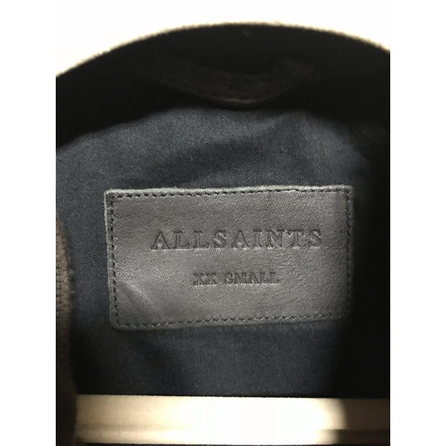 All Saints(オールセインツ)の☆週末限定値下げ☆オールセインツ ライダースジャケット XXS メンズのジャケット/アウター(レザージャケット)の商品写真