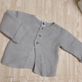 プチバトー(PETIT BATEAU)のプチバトー カーディガン 18m(カーディガン/ボレロ)