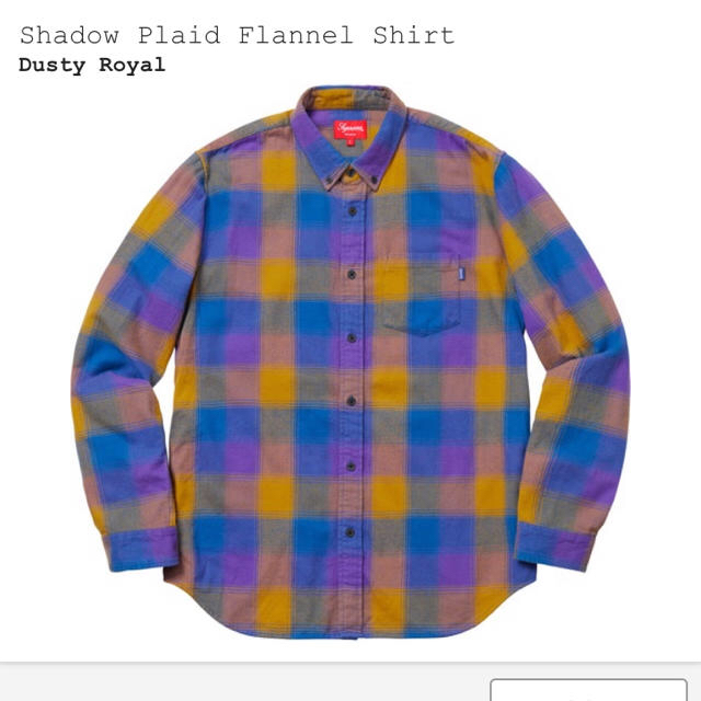 Supreme Shadow Plaid Flannel Shirt S