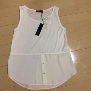 ラウンジドレス(Loungedress)のラウンジドレス 重ね着風タンクトップ 未使用☆(タンクトップ)