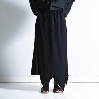 ヨウジヤマモト(Yohji Yamamoto)のB Yohji Yamamoto シワギャバZIGZAGスカートパンツ(サルエルパンツ)