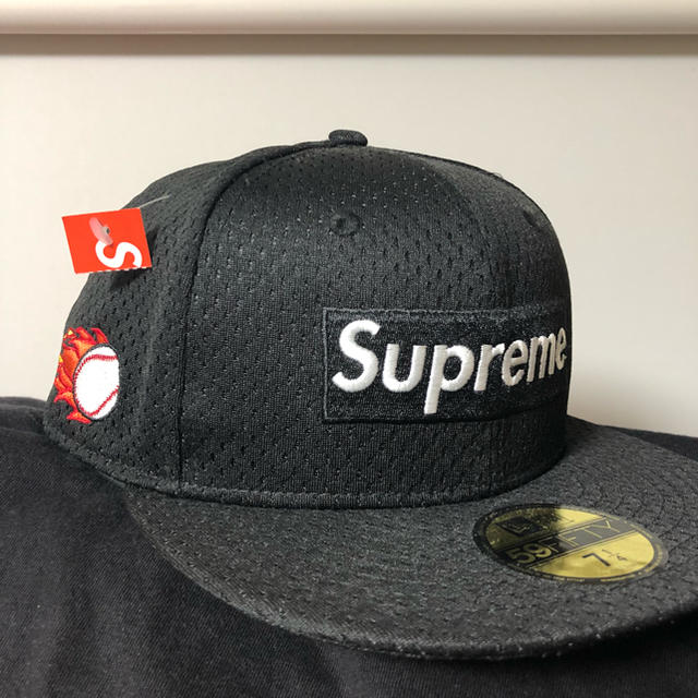 supreme newera メッシュキャップ 新品未使用キャップ